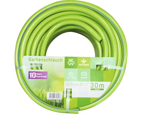 Gartenschlauch Klassisch PVC 1/2 Zoll 30 m grün