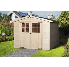 Gartenhaus weka 316 Gr.3 mit Fußboden 290 x 217 cm natur