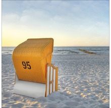 Strandkorb am Strand mit der Nummer 95