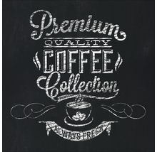 Premium Qualitäts-Kaffee-Kollektion Schriftzug