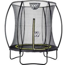 Schwarzes Gartentrampolin mit Sicherheitsnetz