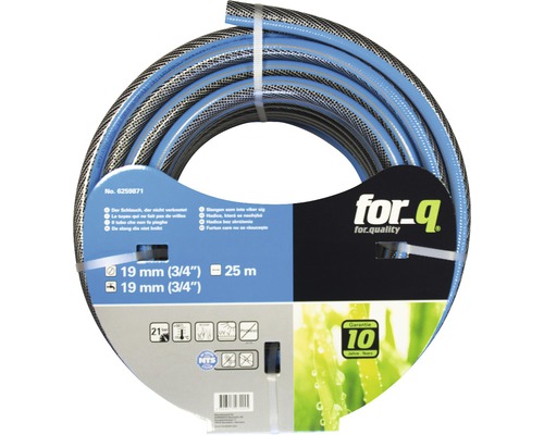Gartenschlauch for_q Komfort Kunststoff 3/4 Zoll 25 m blau Gartenschlauch for_q Komfort Kunststoff 3/4 Zoll 25 m blau