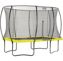 Trampolin EXIT Silhouette eckig 214x305 cm Netz lime