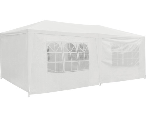 Partyzelt 3x6x2,55 m Polyethylen 120 g/m² weiß Partyzelt 3x6x2,55 m Polyethylen 120 g/m² weiß