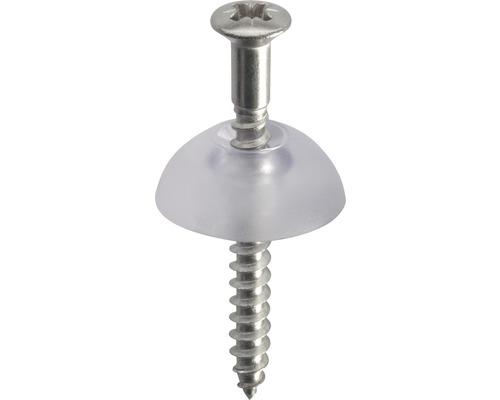 Flachrundkopf Kreuzschlitz (PH) 20 x 45 mm aluminium 100 Stück Schraube mit Abdeckkappe