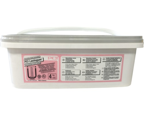 PCI Lastogum Wasserdichte flexible Schutzschicht unter Keramikbelägen in Dusche und Bad grau 4 kg PCI Lastogum Wasserdichte flexible Schutzschicht unter Keramikbelägen in Dusche und Bad grau 4 kg