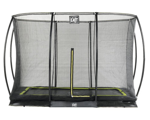 Trampolin EXIT Silhouette Ground eckig 214x305 cm Netz schwarz Trampolin EXIT Silhouette Ground eckig 214x305 cm Netz schwarz