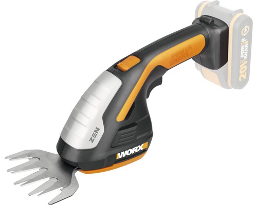 Akku-Gras- und Strauchschere WORX 20V 12cm/20cm WG801E.9, ohne Akku und Ladegerät, inkl. Gratis Akku-Starterset Akku-Gras- und Strauchschere WORX 20V 12cm/20cm WG801E.9, ohne Akku und Ladegerät, inkl. Gratis Akku-Starterset