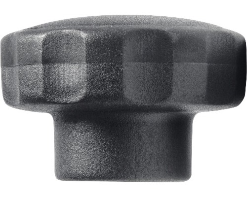 Sterngriffmutter Innengewinde Ø 40 mm x M10, 20 Stück, schwarz Schwarzer Drehknopf aus Kunststoff