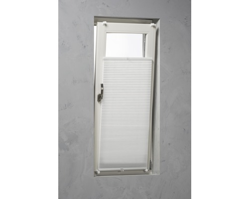 Fenster mit Plissee zur Beschattung