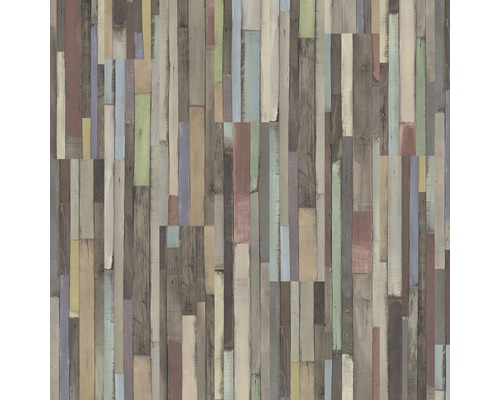 Tapete im Holzplanken-Design