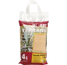 Hobby Terrano Kalzium Bodengrund für Terrarien, 4 Liter Packung