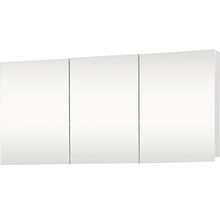 Spiegelschrank Brida 3-türig 100x15x50 cm weiß-thumb-0