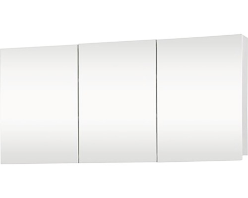 Spiegelschrank Brida 3-türig 100x15x50 cm weiß
