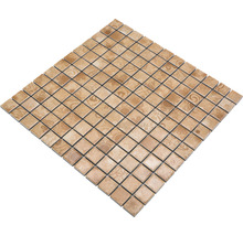 Mosaikfliese aus Keramik mit Dekor