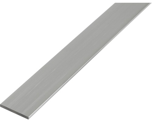 Flachstange Aluminium silber 30 x 2 , 2 m, silber eloxiert