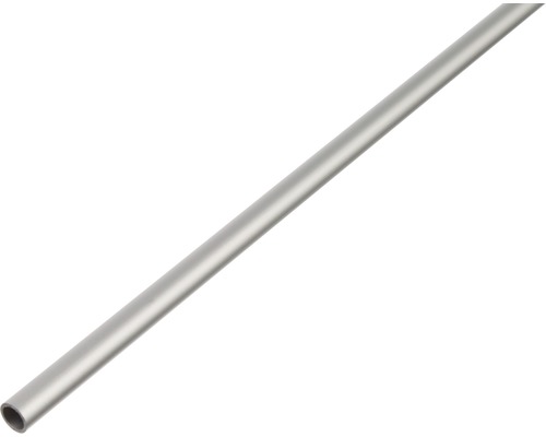 Rundrohr Aluminium silber Ø 25 mm, 1m Metallrohr