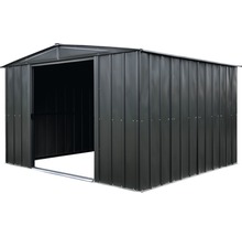 Metall Gartenhaus mit Schiebetür