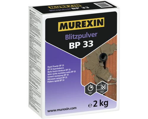 Blitzmontagemörtel Murexin Blitzpulver BP 33 2 kg-0