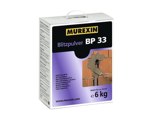 Blitzmontagemörtel Murexin Blitzpulver BP 33 6 kg-0