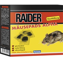 Raider Mäusepads Alpha Nachfüllpackung mit 100 Gramm Köder