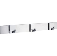 Garderobenleiste mit drei Haken aus Metall