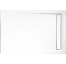 Extraflaches Duschwannen-Set mit Rinne Schulte ExpressPlus EP2020570444 100x100x2,5 cm weiß
