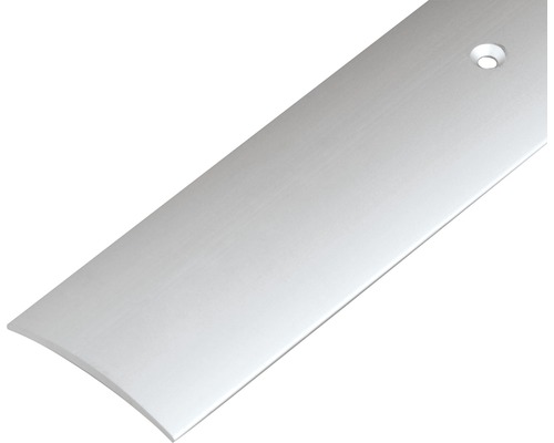 Übergangsprofil Aluminium silber 30 x 1,6 , 0,9 m Aluminium Übergangsprofil mit Bohrung
