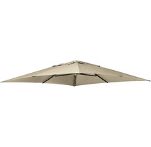 Beiger quadratischer Sonnenschirm