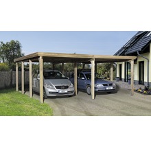 Doppelcarport weka Optima 603x612 cm kesseldruckimprägniert-thumb-0 Doppelcarport weka Optima 603x612 cm kesseldruckimprägniert-thumb-0