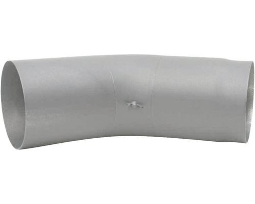 Graues Kunststoffrohr mit Bogen