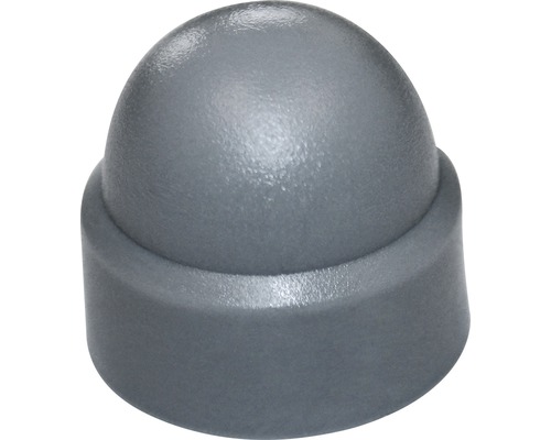 Sechskantschutzkappe rund Ø 12x19 mm grau, 50 Stück Abdeckkappe