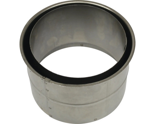 Ofenrohr-Doppelwandfutter Bertrams Ø 150 mm senotherm lackiert silber Ofenrohr-Doppelwandfutter Bertrams Ø 150 mm senotherm lackiert silber