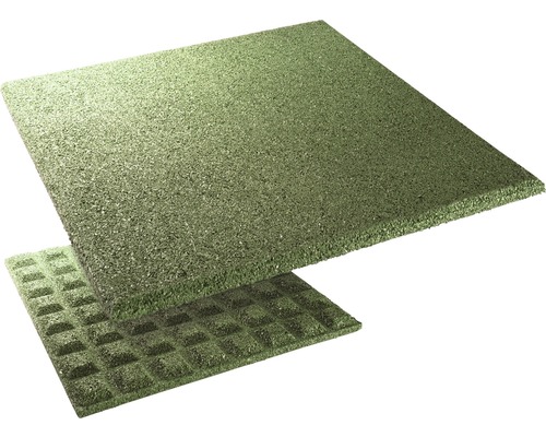 Fallschutzmatte terralastic 50x50x2,5 cm grün