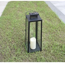 Dekorative Solar Laterne mit LED-Kerze für den Außenbereich