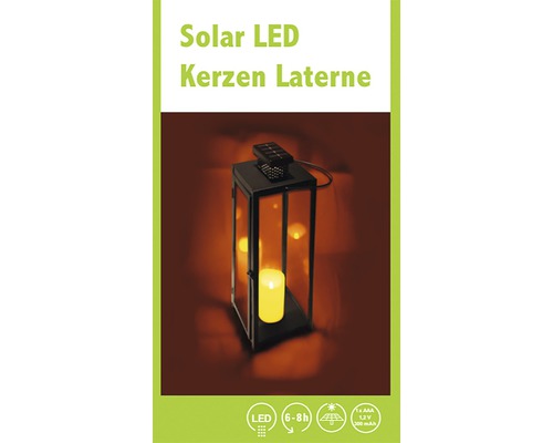 Solar LED Kerzenlaterne für den Außenbereich