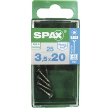 Spax Universalschraube, Edelstahl A2, Senkkopf T 15, Holz-Vollgewinde, 3,5x20 mm, 25 Stück-thumb-0