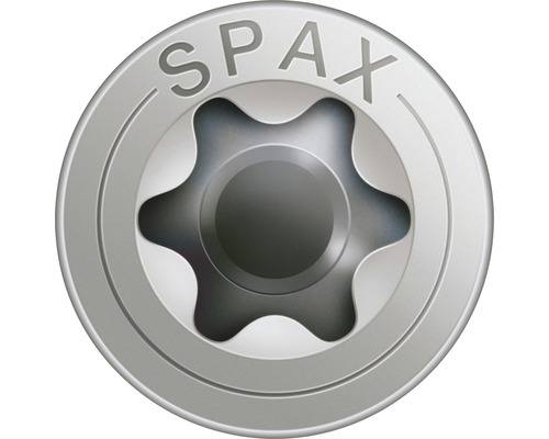 Schraubenkopf der Marke Spax