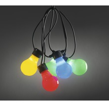 Lichterkette mit mehrfarbigen Glühbirnen