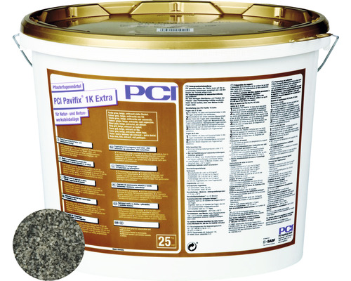 PCI Pavifix® 1K Extra Pflasterfugenmörtel für Natur- und Betonsteinbeläge grau 25 kg PCI Pavifix® 1K Extra Pflasterfugenmörtel für Natur- und Betonsteinbeläge grau 25 kg