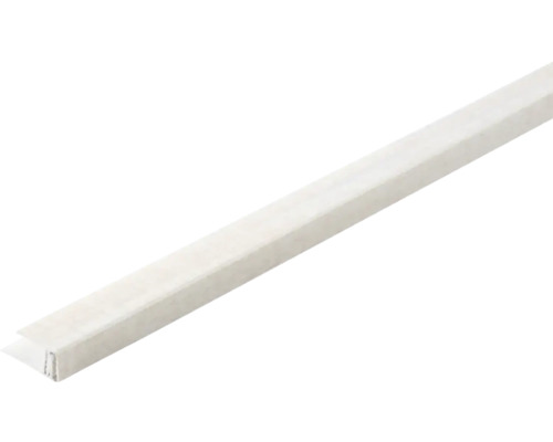 Abschlussleiste Datcha weiß für Paneelstärke 5-8 mm Länge: 2600 mm
