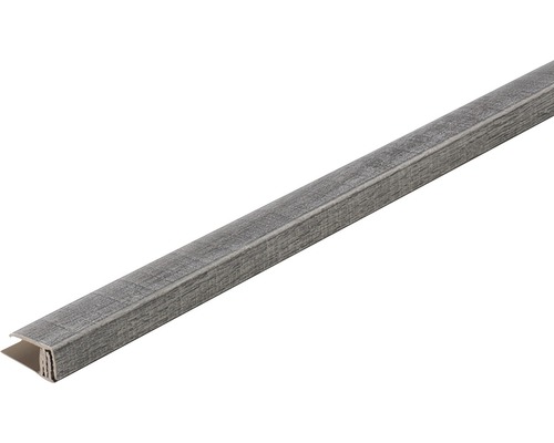 Abschlussleiste Megeve grau für Paneelstärke 5-8 mm Länge: 2600 mm