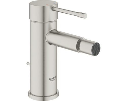 Bidetarmatur Grohe Essence New 32935DC1 edelstahl matt Grohe Logo Bidetarmatur mit Hebel