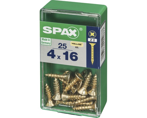 Spax Universalschrauben im Kunststoffbehälter, Größe 4 x 16 mm