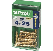 Spax Universalschrauben, 4 x 25 Millimeter, 20 Stück in Kunststoffbox