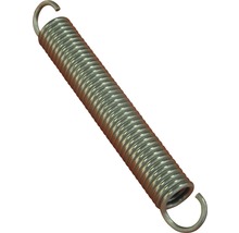 Zugfeder aus Metall mit Ösen
