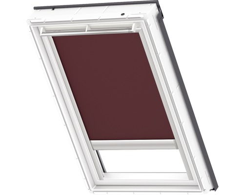 VELUX Verdunkelungsrollo dunkelbraun solarbetrieben DSL CK04 4559S Dachfenster mit Verdunkelungsrollo