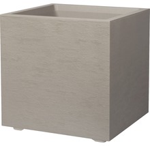 Pflanztopf Deroma Gravity quadratisch 39x39 H 39 cm Kunststoff grau