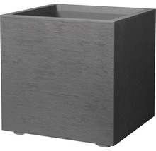 Quadratischer Pflanzkasten mit Steinoptik