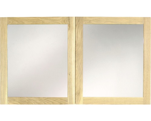 Spiegelschrank Sanox Carvalho 2-türig 120x13x70 cm Eiche rustikal